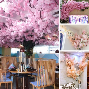 ดอกซากุระประดิษฐ์ ขนาด 30 ซม.-100 ซม. ผ้าไหมตกแต่งเพดานงานแต่งงาน - Product Image 4
