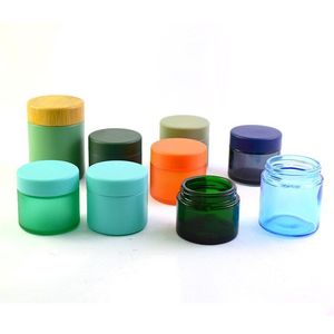 Custom Printed 3.5 Gram 7 Gram Matte Glass Jars with Window Childproof Airtight Smell Proof Storage Glass Container Jar