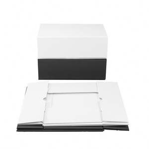 Caja de Regalo Plegable de Siete Placas Súper Personalizada, Reciclable, Sin Imanes, Sin Cinta Adhesiva, de Cartón Gris, Materiales Reciclados con Protección UV - Product Image 5