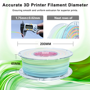 Filamento de Impresión 3D IBoss PLA Plus de Alta Resistencia, 1 kg, Mate, Esmerilado, Arcoíris, Filamento PLA+ - Product Image 2