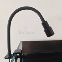 Lumière LED pour aquarium pratique avec corps en aluminium, DC5V 3W, CCT3000K 4000K 6000K, réglable et dimmable, USB