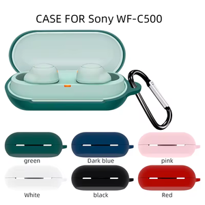 Adecuado para Sony Case Funda protectora de silicona suave para auriculares con llavero - Product Image 3