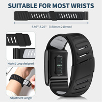 Bracelet de remplacement en silicone bicolore pour tracker de fitness WHOOP 5.0, bracelet de sport OEM ODM