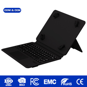 Étui clavier pour tablette de 10,9 à 11 pouces, compatible avec toutes les marques, avec fixation sur 4 côtés, protection intégrale, pavé tactile de précision et emplacement pour stylet intégré - Product Image 1