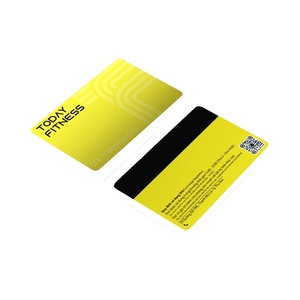 Waterproof Plastic Printed Gift Cards Discount