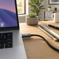 Câble USB4 40 Gbit/s Type-C vers Type-C en gros, charge rapide PD 100W, tressage en nylon E-mark, 1m pour ordinateur portable MacBook, usine OEM ODM