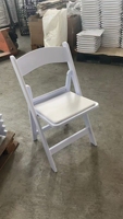 Chaise pliante en plastique blanche de résine de Wimbledon de chaise de jardin extérieure pour la noce d'événement