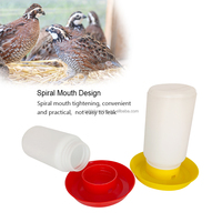 Yyc Backyard Plastique Poussin Mangeoire et Abreuvoir Kit Volaille Mangeoire et Abreuvoir pour Poussin Pigeon Oiseau Ducking