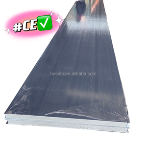 Panneau sandwich de purification 100mm d'épaisseur PU finition murale <span class=keywords><strong>achat</strong></span> matériaux de construction panneau extérieur panneau PU en acier inoxydable - Product Image 1