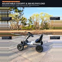 Kit de karting DIY à assembler sans soudure, cadre en profilé aluminium, vente en gros pour les constructeurs de karts de plage et de sable
