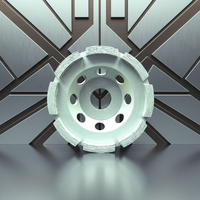 Disque abrasif diamanté à rangée unique pour meuleuse, idéal pour le débavurage de pierre, béton et aluminium avec les meuleuses d'angle - Vente chaude