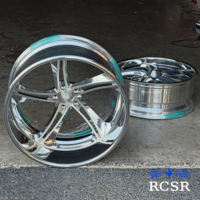 Jantes RCSR forgées en usine, à profil profond, 18-22 24 26 pouces, finition brossée, poli miroir, chrome, roues personnalisées, jantes pour Camaro SS Cabriolet