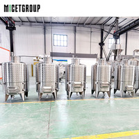 Cuve de Fermentation en Acier Inoxydable 1000L pour Vin et Cidre, Idéale pour la Cave à Vin et l'Hôtellerie