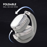 Casque bt sans fil monté sur la tête oreille pliant sport subwoofer longue durée de vie de la batterie casque d'ordinateur casque casque