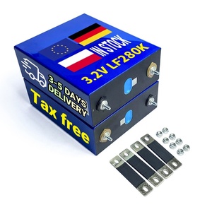 Eu Stock Grade a New Lifepo4 Zelle Battery Cells 3.2V 280Ah LiFePO4 Akku EV LF280K for DIY 48V Home Solar System - Product Image 1