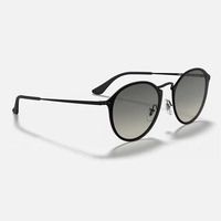Lunettes de soleil unisexes tendance de marque de créateur, sans monture, en métal, protection UV, verres polarisés ronds pour femmes