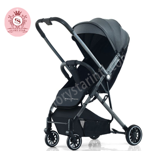 Poussette bébé Glory GS-kubaoZ03B Deluxe légère en lin, cadre en alliage d'aluminium, capacité de charge de 15 kg, pliage facile, poussette française - Product Image 2