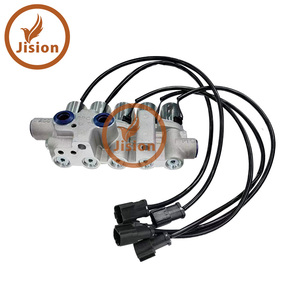 206-60-51101 2066051101 ชุดวาล์วโซลินอยด์ไฮดรอลิกสำหรับรถขุด PC300-6 PC350-6 PC400-6 คุณภาพสูง - Product Image 1