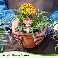 Décoration de jardin en forme d'oiseau, panneaux décoratifs pour pot de fleurs/jardinière/jardin/terrasse/extérieur/intérieur