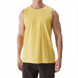 Bodybuilding Casual Cotton Sports Quick Dry Breathable Comfortable Anti-UV Eco-Friendly High Quality Customizable Men's Tank <b>Top</b> - Product Image 1