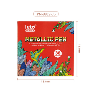 Bút Đánh Dấu Sơn Kim Loại Nghệ Thuật 36 Màu Bút Đánh Dấu Vĩnh Viễn Kim Loại Màu Bạc Và Vàng Bút Đánh Dấu Chữ Ký Thẻ Quà Tặng - Product Image 6