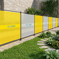 Cloison de Sécurité Modulaire à Panneaux Perforés avec Cadre en Acier, Fixation au Sol, Écran Jaune pour Division d'Entrepôt et Cellule de Machine