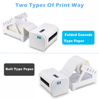 Imprimante d'autocollants d'interface LAN Impresor USB sans fil 110mm 4x6