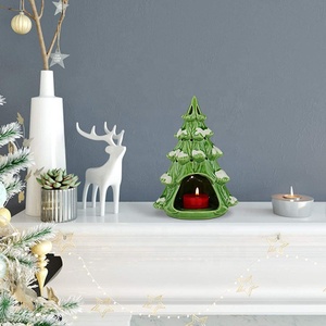 Luna estrella de cerámica vela fragancia vela calentador para la decoración de la Navidad/aromaterapia en casa/dormitorio - Product Image 5
