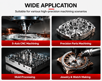 Xhorse3D D4 Spindle Collet untuk Desktop 5-Axis CNC Machining Center Aksesori Pemegang Alat Presisi