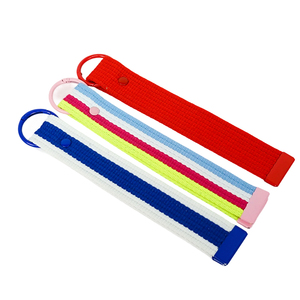 Promotional Gift Striped <b>Key</b> <b>Ring</b> Holder Durable Knitted Keychain Lanyard for Car Pendant - Product Image 2