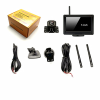 Mini moniteur sans fil de 5 pouces avec caméra de recul pour voiture, caméra de recul 2,4G WiFi, petit moniteur LCD, système de caméra de voiture étanche