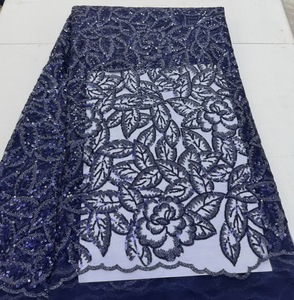 Nuovi Articoli per il Capodanno 2026: Bellissimo Tessuto in Pizzo Francese <span class=keywords><strong>con</strong></span> Paillettes per Abiti e <span class=keywords><strong>Tende</strong></span> - Product Image 5