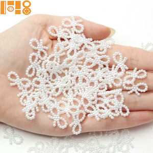 Pequeños Lazos de Perlas Multicolores, Decoraciones de Plástico Hechas a Mano, Accesorios para el Cabello, Parches, Pegamento en Crema, Resina, Accesorios para Carcasas de Teléfono, DIY - Product Image 4