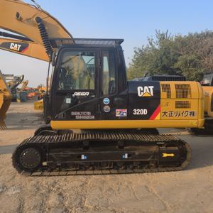 Excavadora Usada de 20 Toneladas CAT320D, Excavadora Mediana de Segunda Mano, Excavadora de Orugas de Alta Calidad para Movimiento de Tierras - Product Image 1