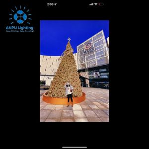 ต้นคริสต์มาส ANPU ขนาด 15 ฟุต ไฟ RGB เปลี่ยนสีได้ พร้อมระบบซิงค์เพลง ต้นสนประดิษฐ์แบบมี<span class=keywords><strong>บานพับ</strong></span> มาตรฐานกันน้ำระดับ IP65 - Product Image 3