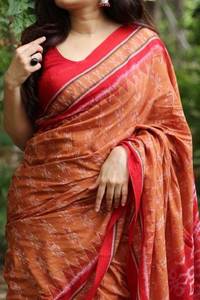 ผ้าลินินพิมพ์ลายดิจิตอลเสื้อผ้าอินเดียและปากีสถานที่ทันสมัยสำหรับงานแต่งงานงานดิวาลีและงานพรอม - Product Image 3