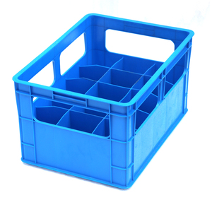 <span class=keywords><strong>Canasta</strong></span> de Plástico Verde para Bebidas, Capacidad para 24 Botellas, 4 Asas, para Transporte y Almacenamiento de Cerveza, Vino y Agua - Product Image 6