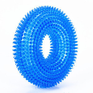 TPR Tương Tác Dog Bàn Chải Đánh Răng Vòng Ecofriendly Cao Su Làm <span class=keywords><strong>S</strong></span>ạch Nhai Molar Pet Dog Đồ Chơi - Product Image 1