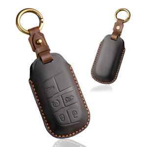 Nouvel étui à clés vintage adapté aux Jeep Compass Commander, sac à clés en cuir véritable fait main Noki - Product Image 5