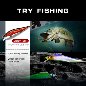 Señuelo Bearking Asinia Logo <span class=keywords><strong>Vision</strong></span> 110 Shad 11cm 14g Minnow Wobbler - Product Image 4