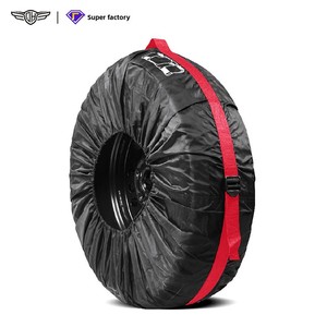 Housse de protection pour pneu de voiture 190T <span class=keywords><strong>OLIVER</strong></span>, compatible neige et glace, rangement portable, conception de roue creuse entièrement fermée - Product Image 1