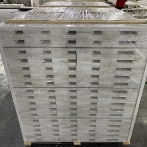 วงกบประตูไม้สนราเดียต้าสีขาวรองพื้นสำเร็จรูปสำหรับประตูภายนอก - Product Image 6
