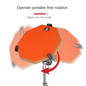 Bộ trống phụ 12 inch dành cho người mới bắt đầu, kèm đệm tập trống, máy đếm nhịp, bộ tập trống cầm tay - Product Image 4