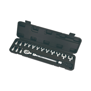 Juego de llaves dinamométricas de inserción de apertura de 3/8 pulgadas y 17 Uds., de 10-60Nm con enchufes y cabezales reemplazables - Product Image 2