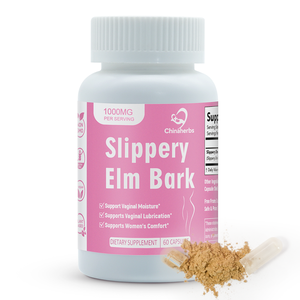 Chinaherbs - Productos para el Cuidado de la Salud Vaginal, Cápsulas de Polvo Puro de Corteza de Olmo Resbaladizo, Hidratante para la Sequedad Vaginal - Product Image 1