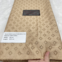 NI.AI Nouveau tissu en dentelle de mousseline de haute qualité, dentelle brodée avec des pierres pour robe de mariée ou de soirée pour femmes