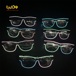 Plat au Lithium batterie néon Bachelorette lueur jouets accessoires pour enfants décor anniversaire Led lunettes fête - Product Image 6