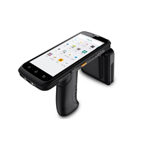 HECERE Lector RFID Portátil con Pantalla de 7.5 Pulgadas, Android 12.0, Lector UHF de Largo Alcance, Memoria de 3+16GB y Soporte GPS
