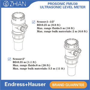 Capteur de niveau ultrasonique Endress+Hauser, dispositif de mesure ultrasonique E+H FMU30, capteur de niveau sans contact - Product Image 3