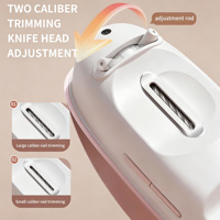 Nouveauté : Coupe-ongles électrique portable, batterie 500 mAh, fonctionnement à un clic, lime à ongles, outil de manucure pour enfants et adultes
